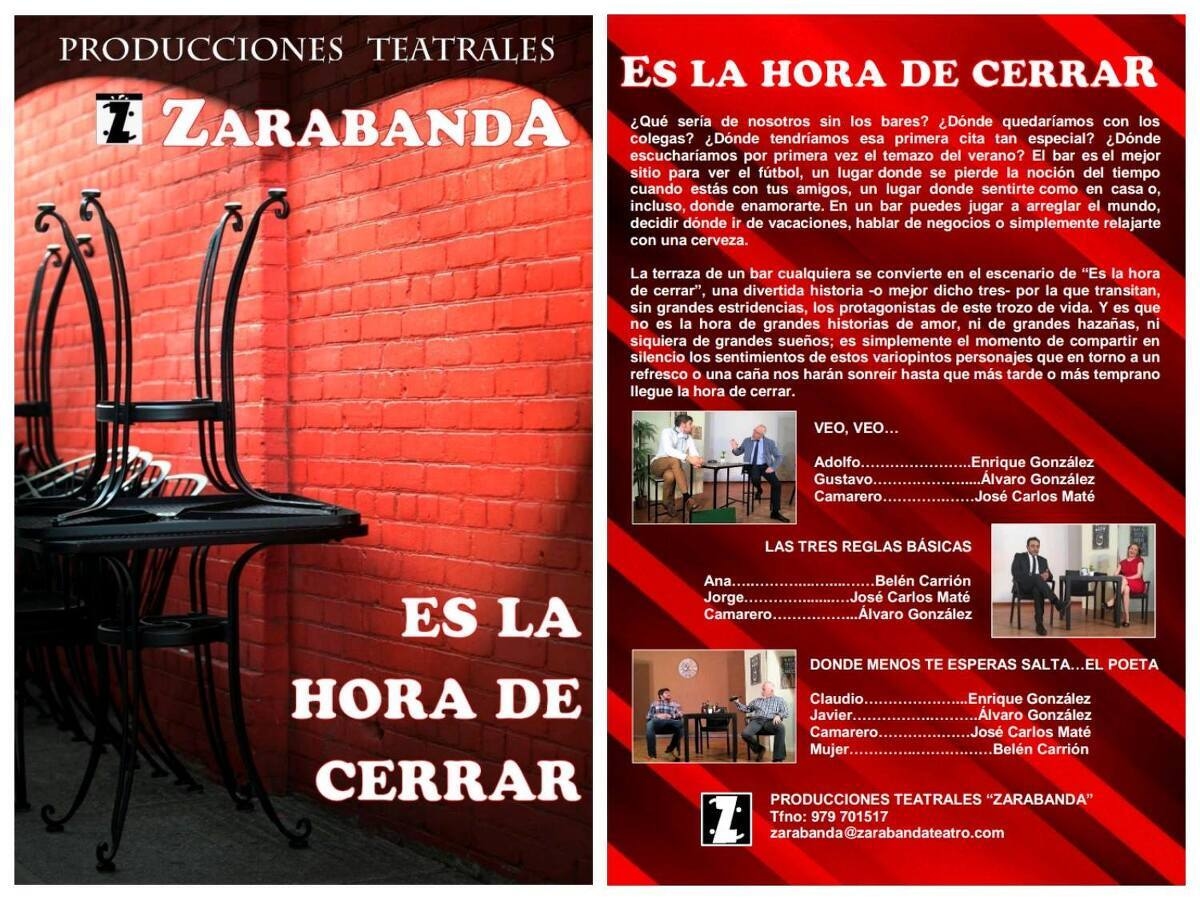 Teatro: Es la hora de cerrar - Imagen 2